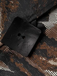 Tigress Jacquard Button-Up Jacket