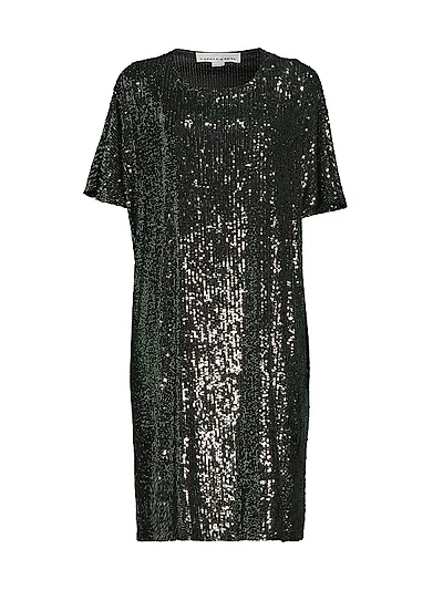 Sequined Caftan Midi-Dress