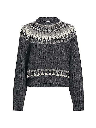 Dangela Pattern Sweater