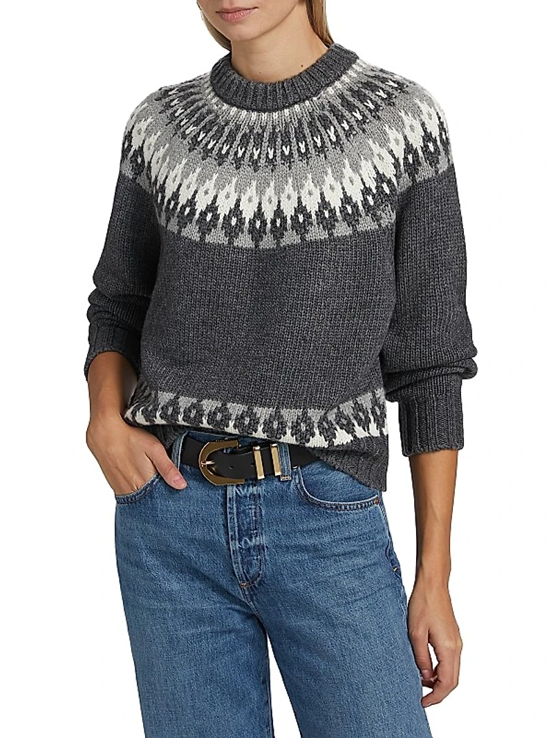 Dangela Pattern Sweater