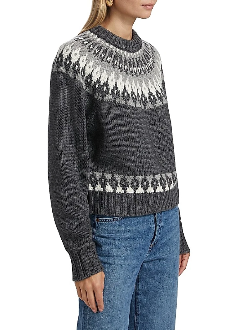 Dangela Pattern Sweater