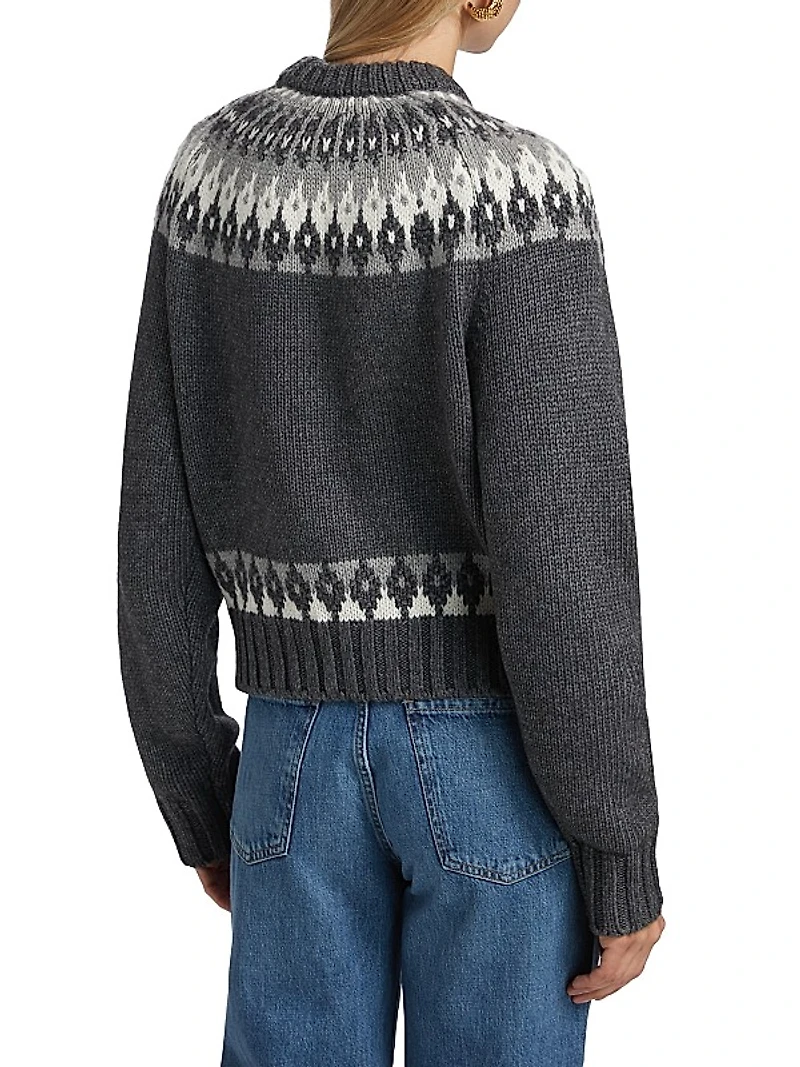 Dangela Pattern Sweater