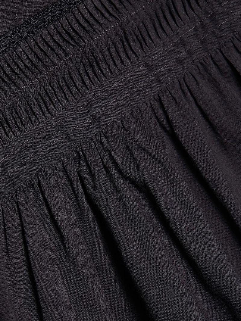 Clara Cotton Pintuck Blouse