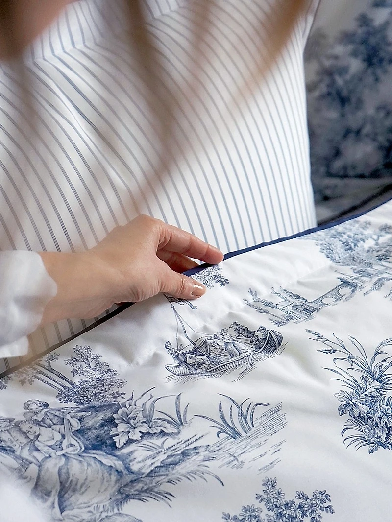 Galante Reversible Cotton Duvet & Sham Collection