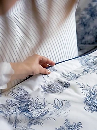 Galante Reversible Cotton Duvet & Sham Collection