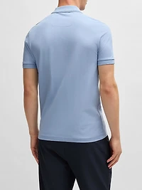 Cotton-Piqué Slim-Fit Polo Shirt with Tonal Logo
