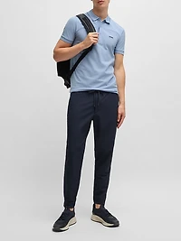 Cotton-Piqué Slim-Fit Polo Shirt with Tonal Logo