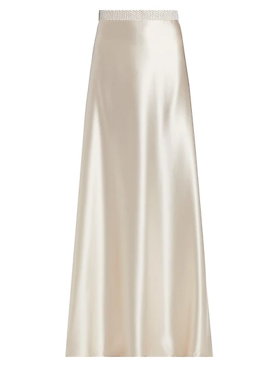 Gemma Satin Maxi Skirt