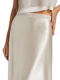 Gemma Satin Maxi Skirt