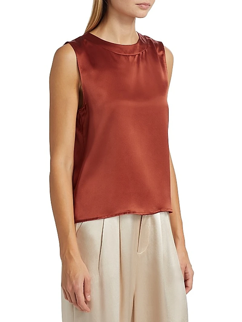 Jadon Satin Sleeveless Top