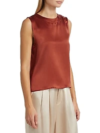 Jadon Satin Sleeveless Top