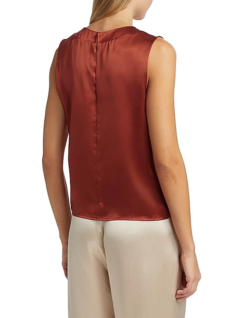 Jadon Satin Sleeveless Top