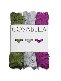 Never Say Lace 3-Pack Thongs