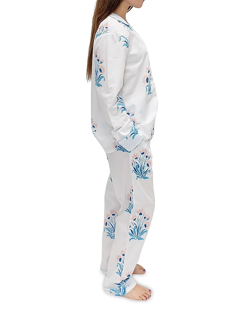 Women's Hillhouse Long Pajama Set