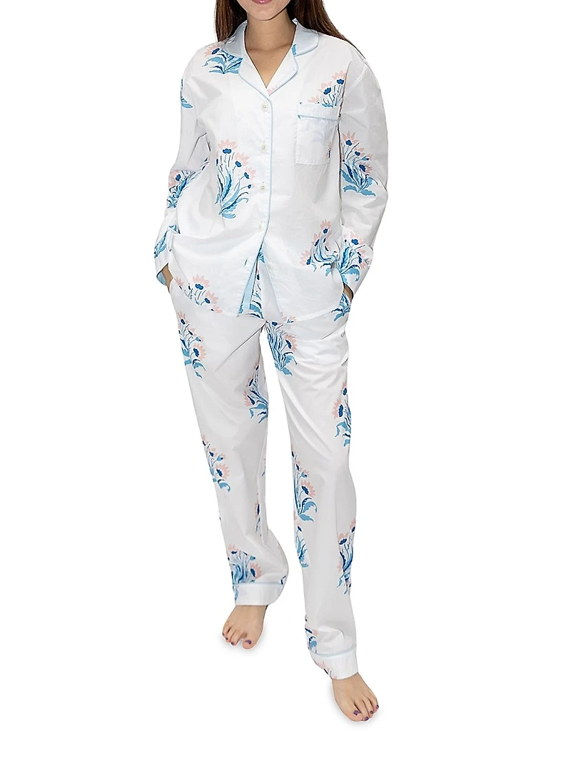 Women's Hillhouse Long Pajama Set