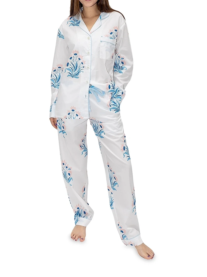 Women's Hillhouse Long Pajama Set