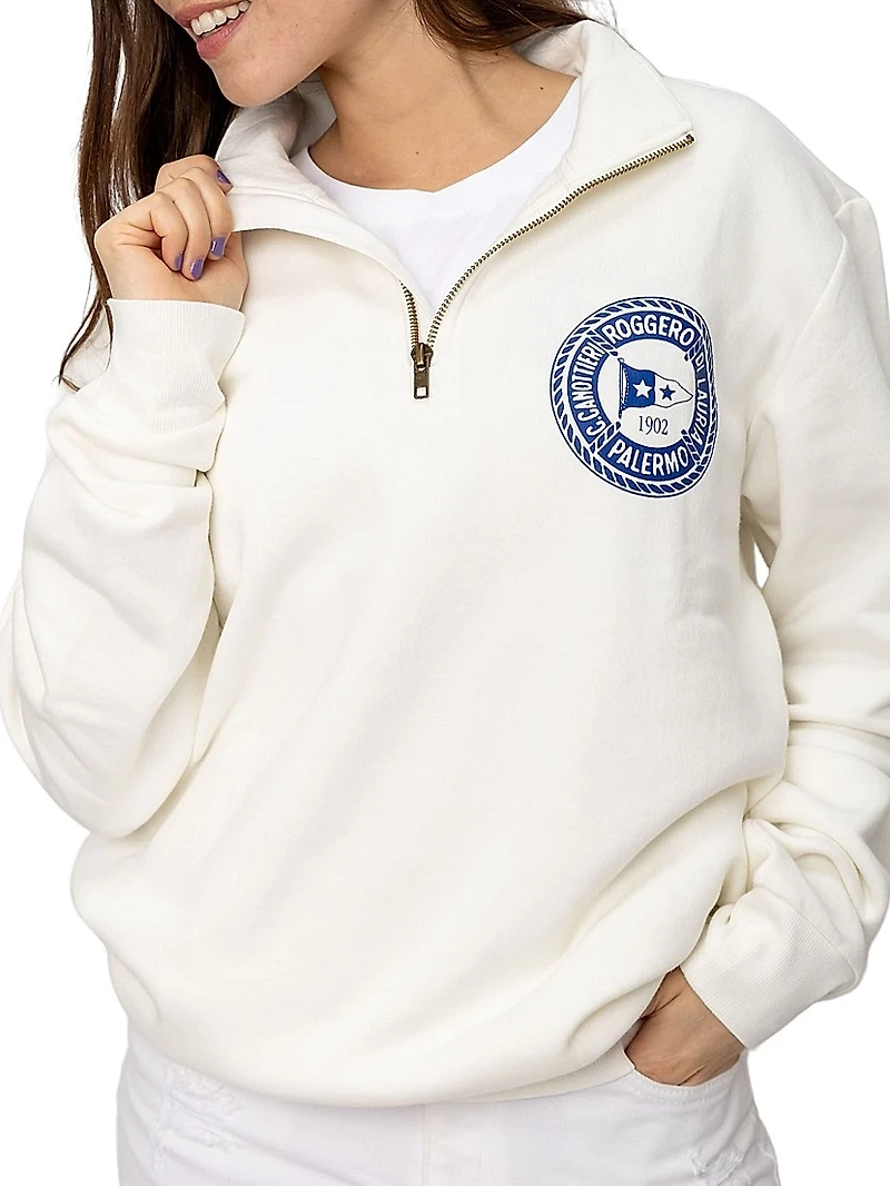 Unisex Roggero Quarter Zip Sweatshirt