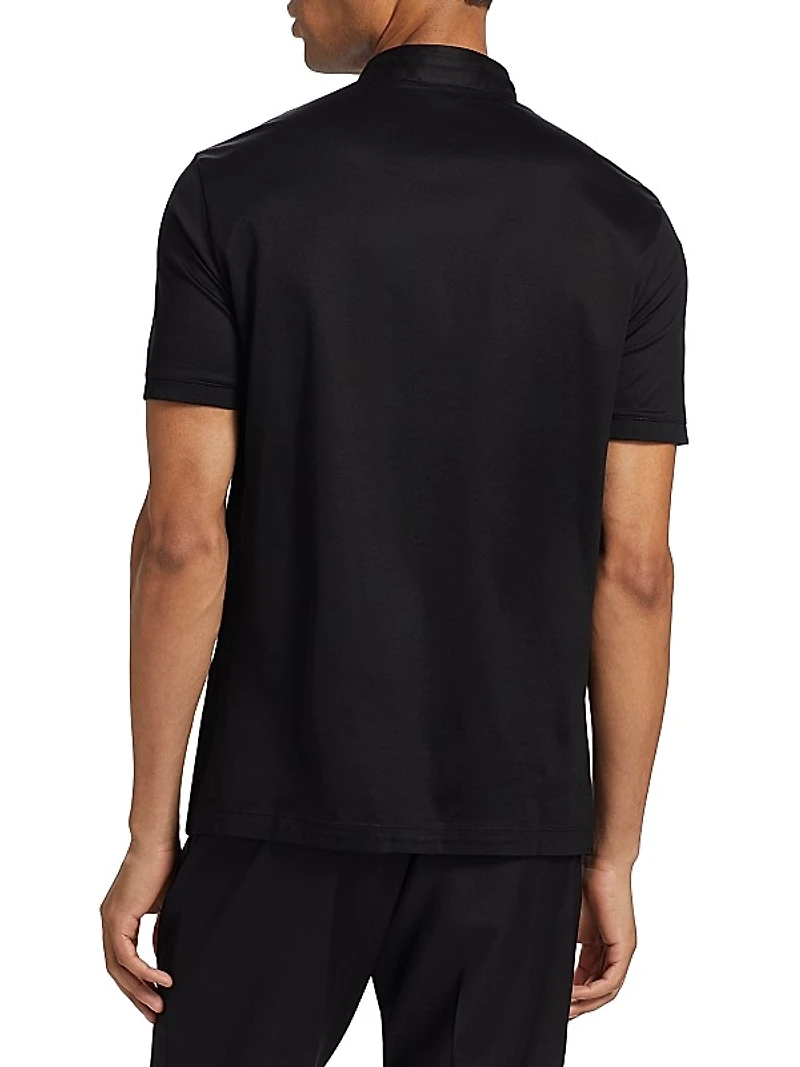 Cotton-Blend Polo Shirt