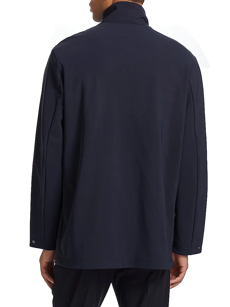 Caban Stand-Collar Jacket