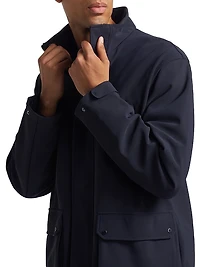 Caban Stand-Collar Jacket