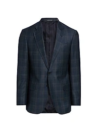 Check Single-Breasted Blazer