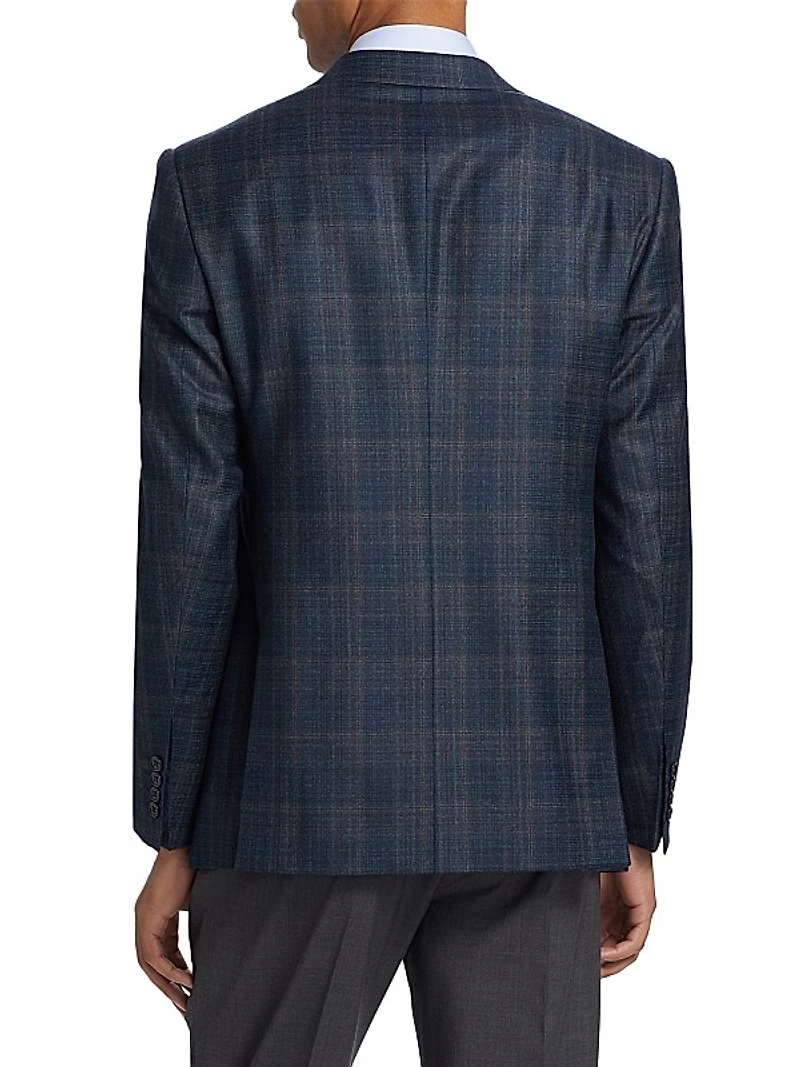 Check Single-Breasted Blazer