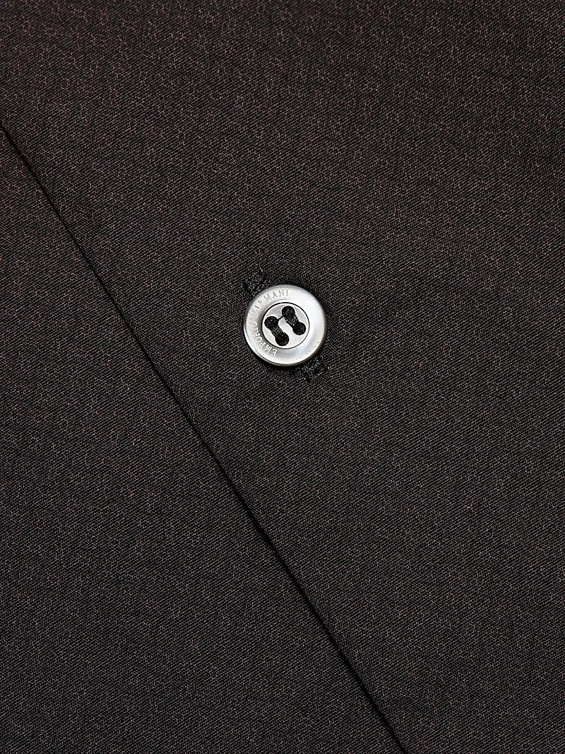 Cotton-Blend Button-Front Shirt