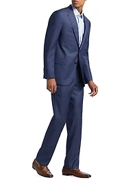 Wool Single-Breasted Suit