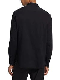 Cotton Button-Front Shirt