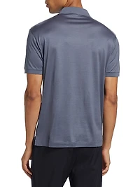 Cotton-Blend Short Shirt