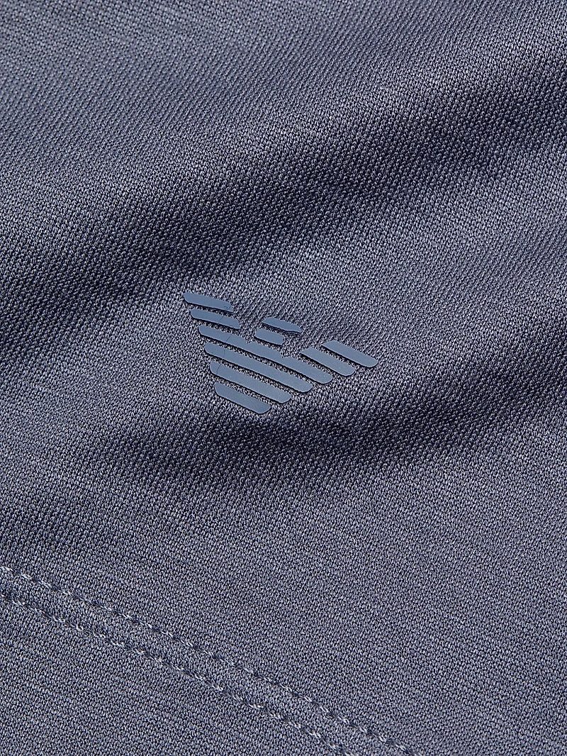 Cotton-Blend Short Shirt