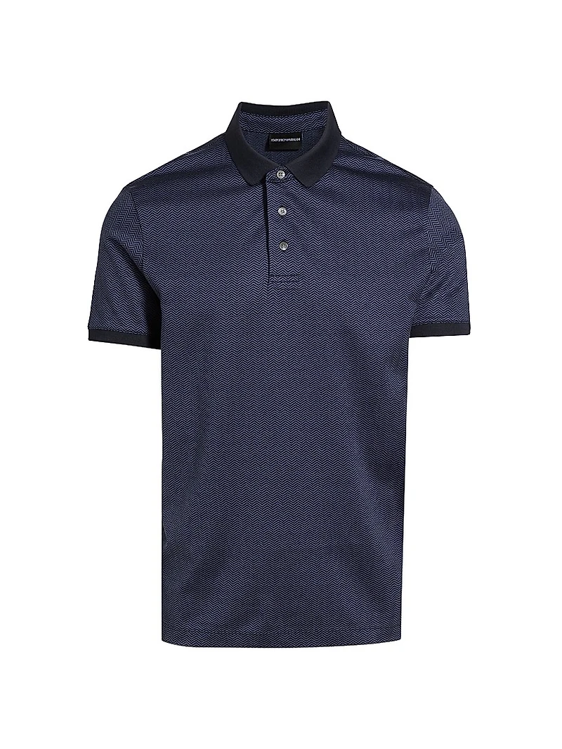 Cotton-Blend Jersey Polo Shirt