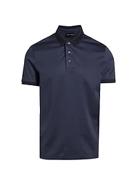 Cotton-Blend Jersey Polo Shirt