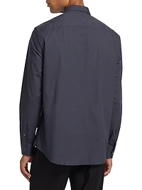 Slim-Fit Cotton Button-Up Shirt