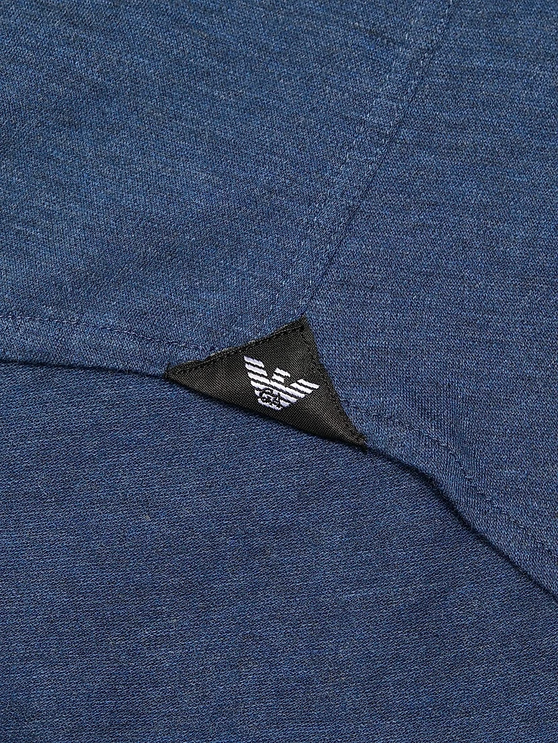 Melange Slim-Fit Button-Up Shirt