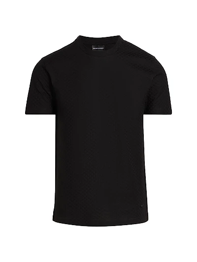 Logo Cotton Crewneck T-Shirt