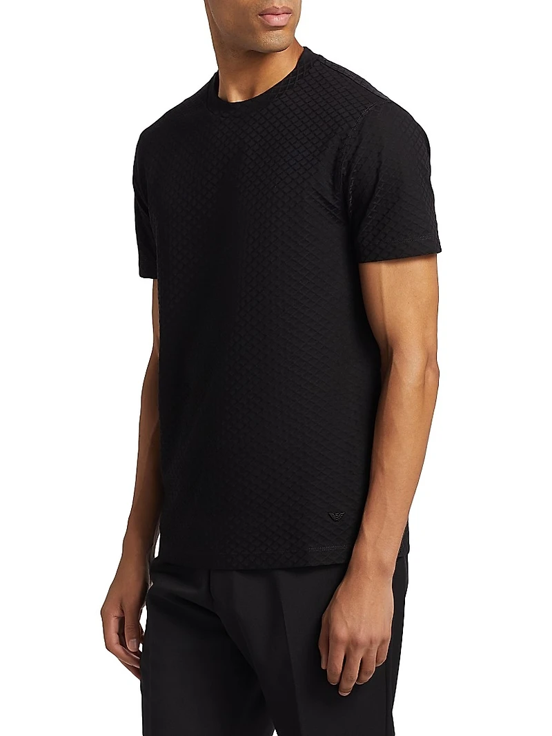 Logo Cotton Crewneck T-Shirt