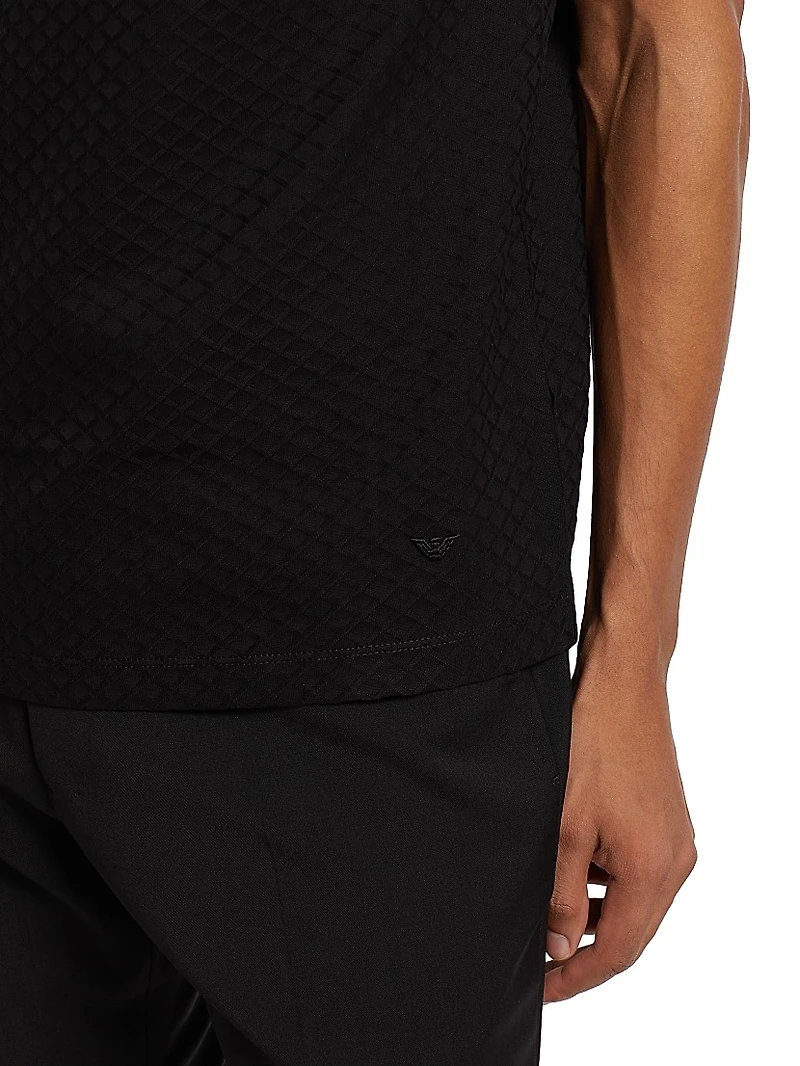 Logo Cotton Crewneck T-Shirt