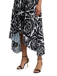 Nava Pleated Strapless Dress