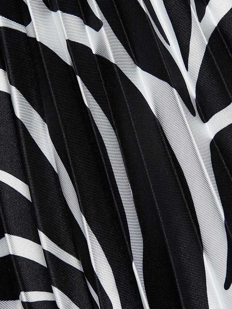 Nava Pleated Strapless Dress