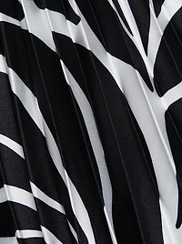 Nava Pleated Strapless Dress