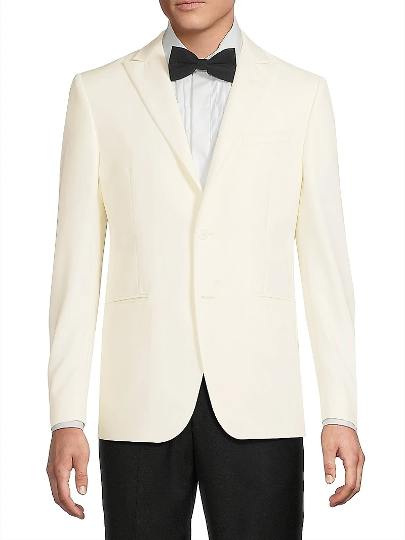 Peak-Lapel Tailored Jacket