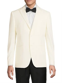 Peak-Lapel Tailored Jacket