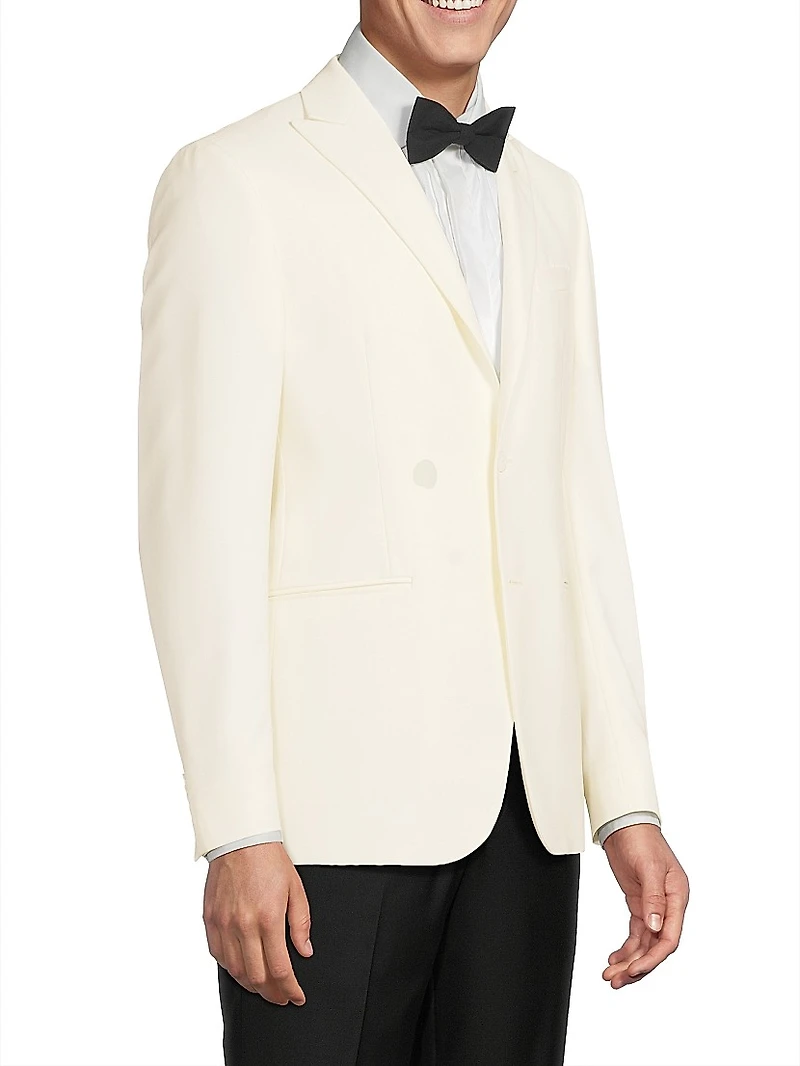 Peak-Lapel Tailored Jacket