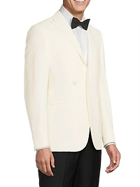 Peak-Lapel Tailored Jacket