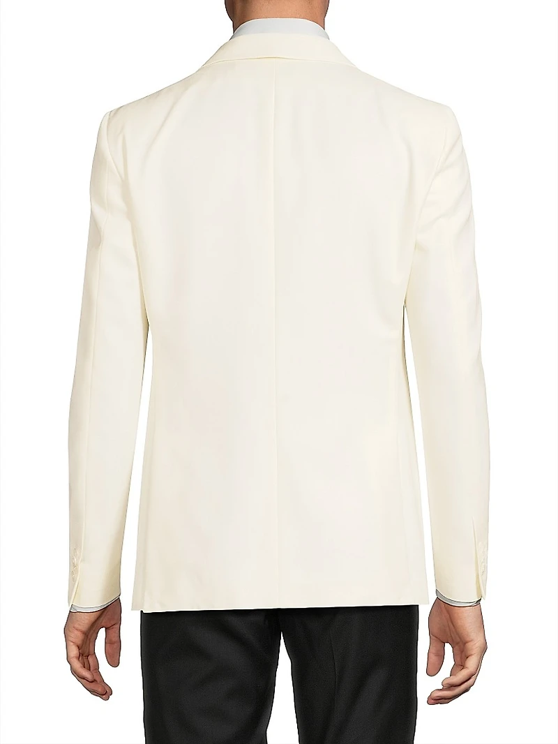 Peak-Lapel Tailored Jacket