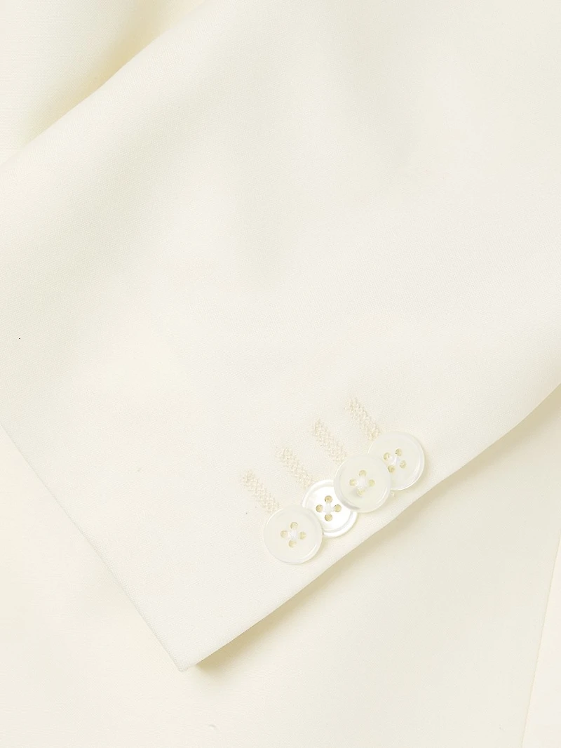 Peak-Lapel Tailored Jacket