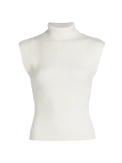 Kinley Rib-Knit Sleeveless Top