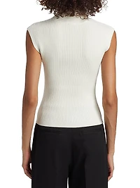 Kinley Rib-Knit Sleeveless Top