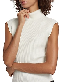 Kinley Rib-Knit Sleeveless Top